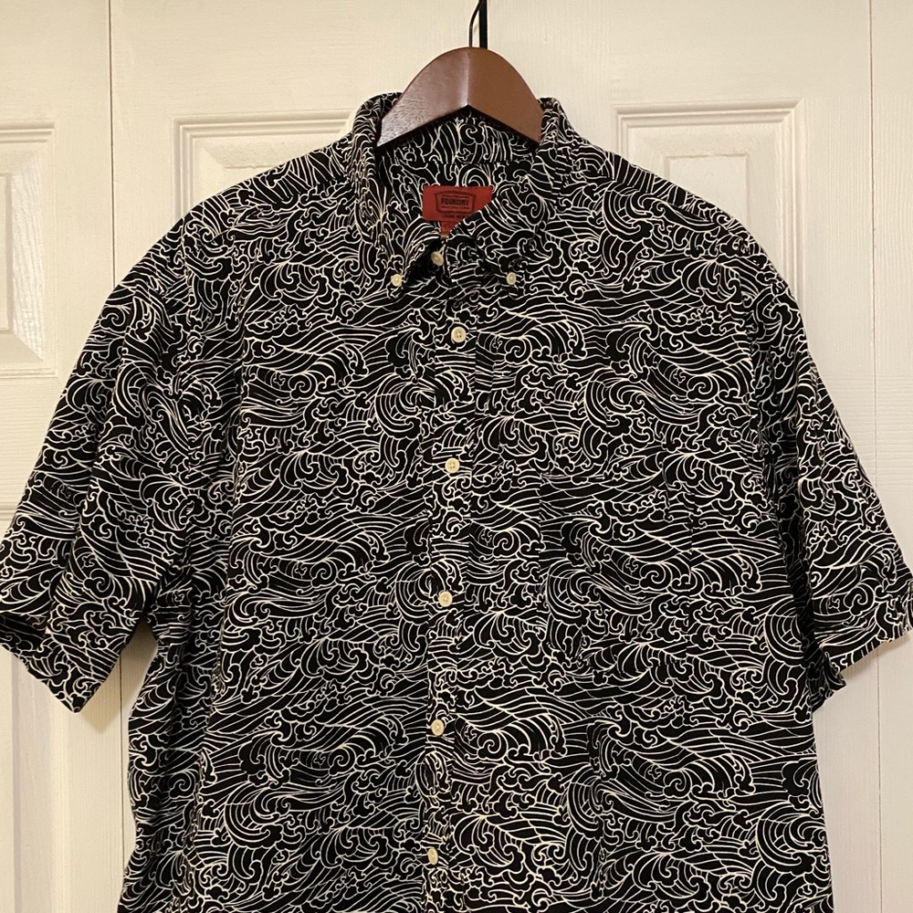 Foundry Short Sleeve Button Down 2XLT